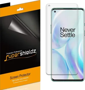 Supershieldz (2 Pack) Designed for OnePlus 8 / OnePlus 8 5G / OnePlus 8 5G UW Screen Protector, High Definition Clear Shield (PET)