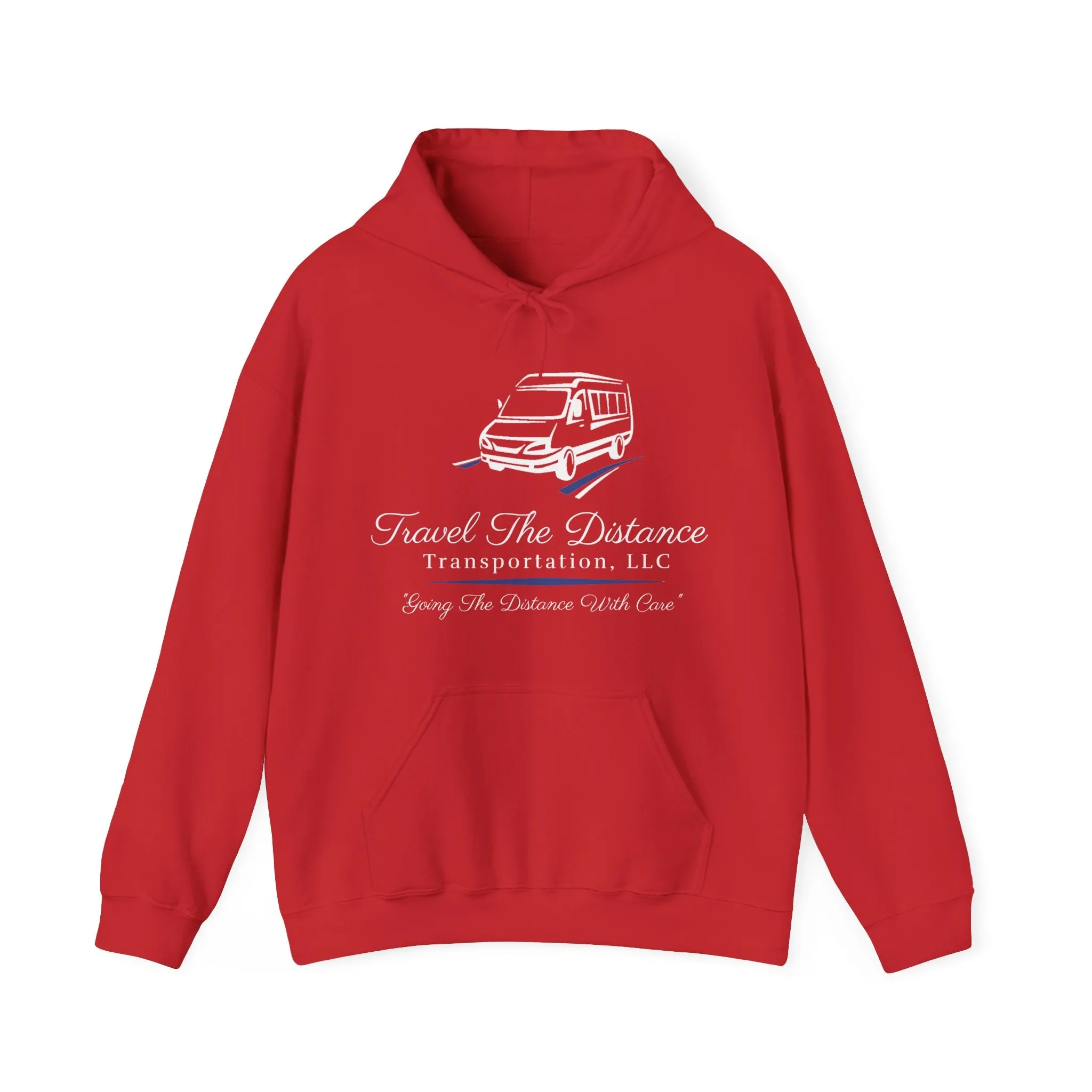 Travel the Distance: Unisex Heavy Blend Hooded Sweatshirt