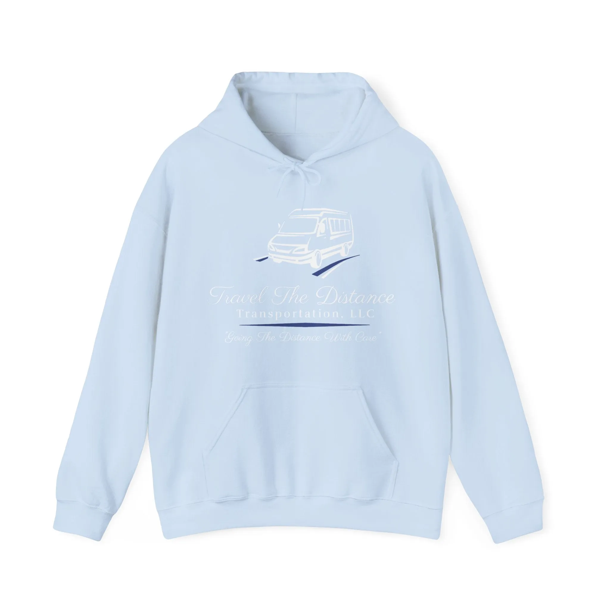 Travel the Distance: Unisex Heavy Blend Hooded Sweatshirt