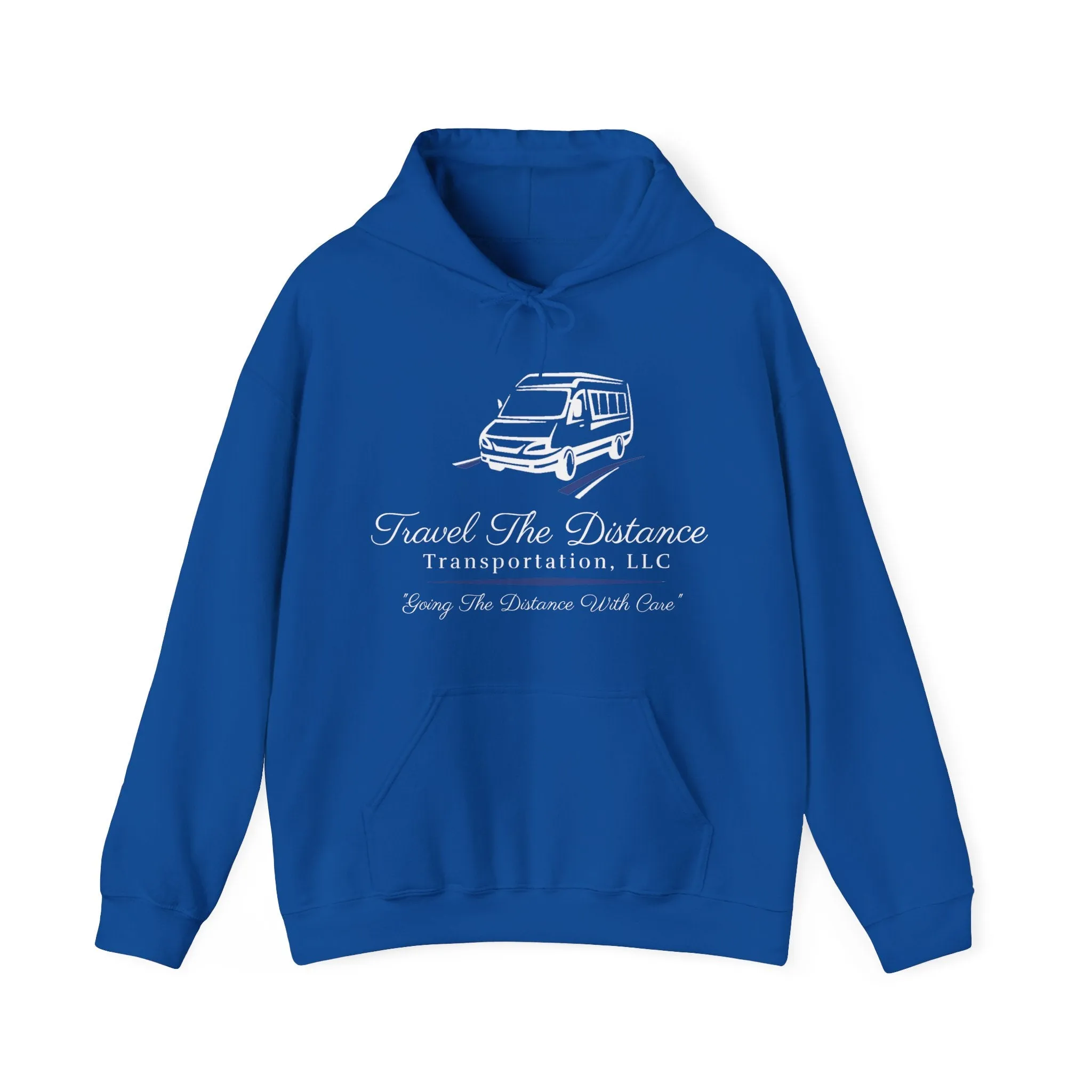 Travel the Distance: Unisex Heavy Blend Hooded Sweatshirt