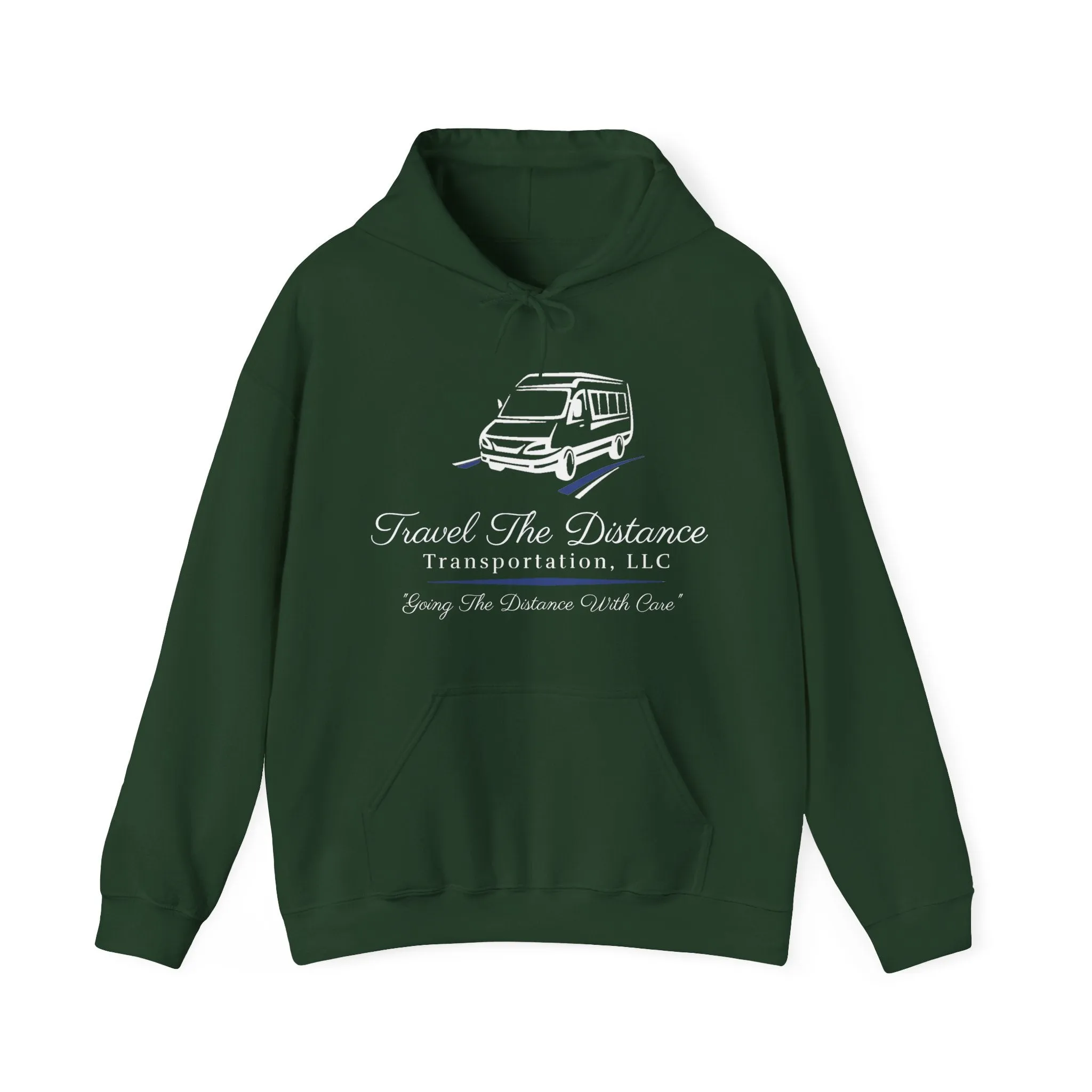 Travel the Distance: Unisex Heavy Blend Hooded Sweatshirt