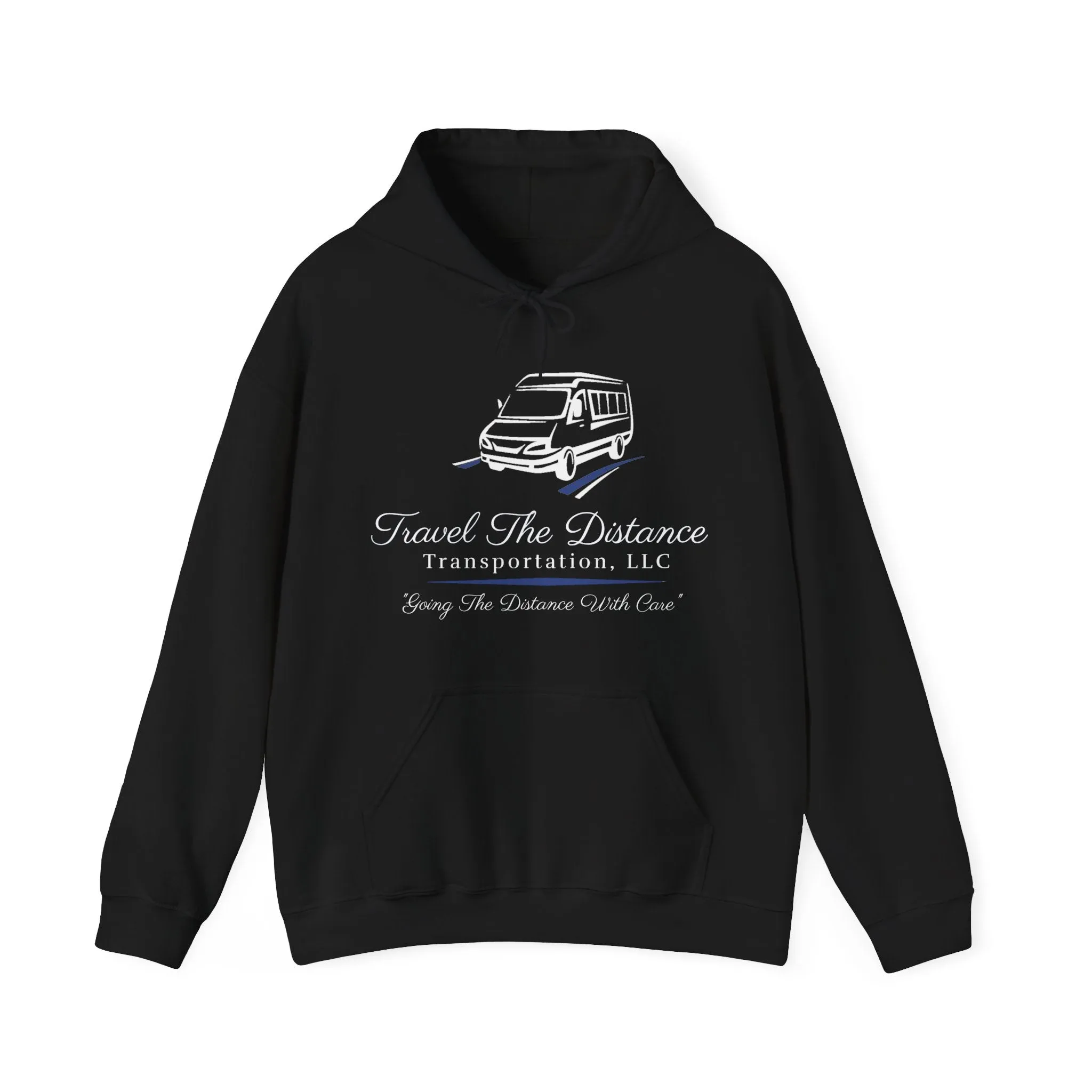 Travel the Distance: Unisex Heavy Blend Hooded Sweatshirt