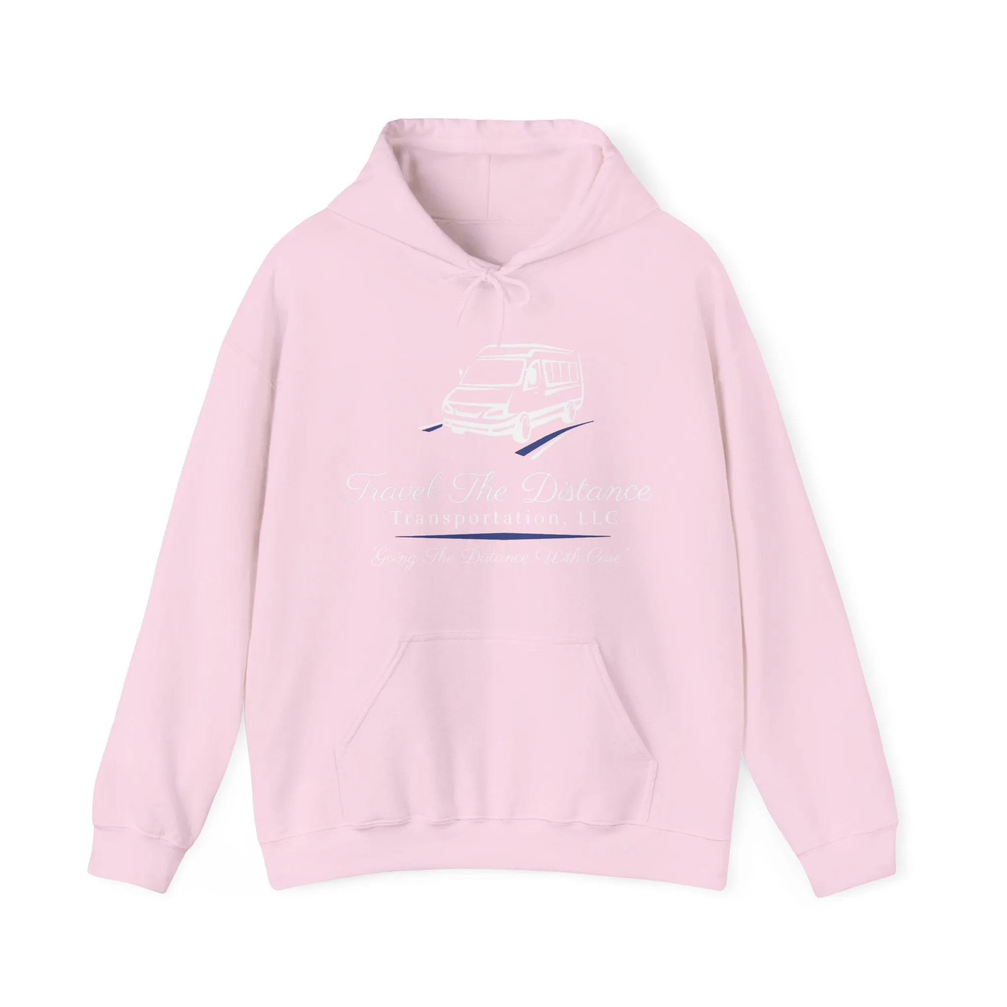 Travel the Distance: Unisex Heavy Blend Hooded Sweatshirt