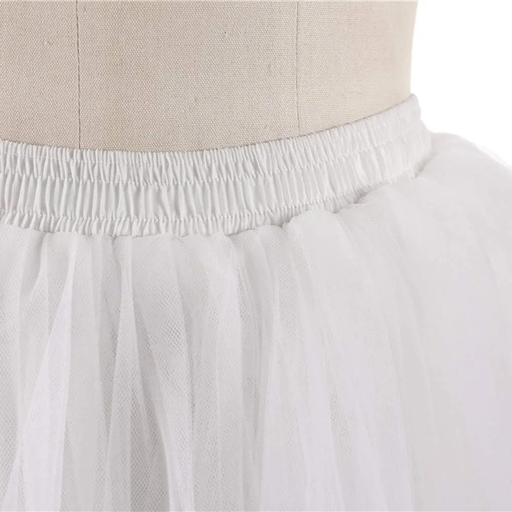 Tulle Tutu Dress Womens Pleated Princess Mesh Skirt Adult Dancing Skirt Ballet Skirt Womens