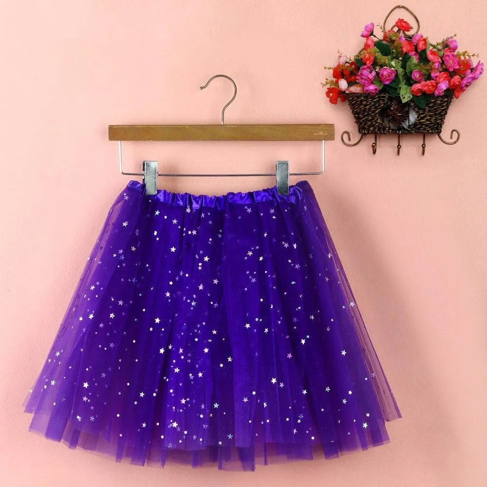 Tulle Tutu Skirt for Women Women's Tutu Mini Skirts Ruffle Solid Layered Pleated Tulle Cosplay Petticoat Puffy