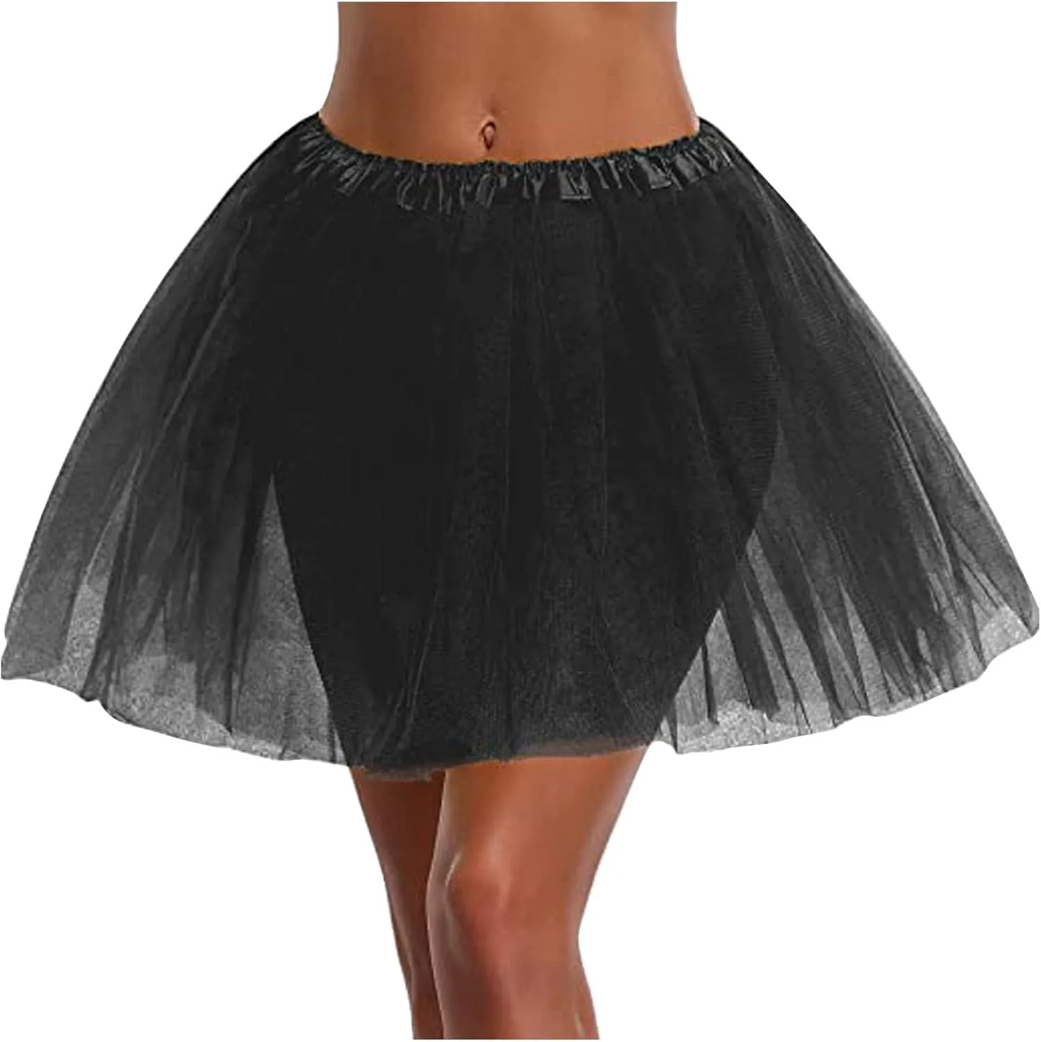 Tutu Skirts for Girls Womens Pleated Short Skirt Adult Tutu Dancing Skirt 3 Layered Pink Tulle Skirt for Women