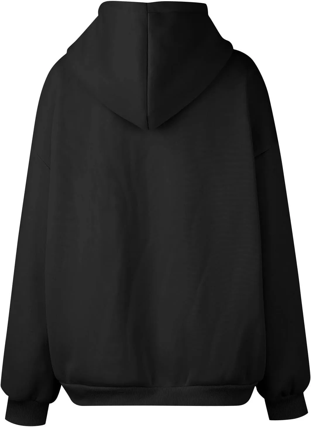 TWGONE Womens Zip Up Hoodies Long Sleeve Oversized Sweatshirts Y2K Jacket Pockets Fall Winter Outfits Fashion Clothes