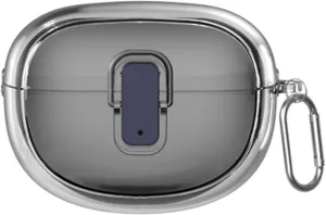[Upgrade Lock] Case for Bose Ultra Open Earbuds(2024), VAEKNVG Shock-Absorbing Protective Armor Cover for Bose Ultra Open Earbuds Accessories, TPU Hard Shell with Carabiner (Clear)
