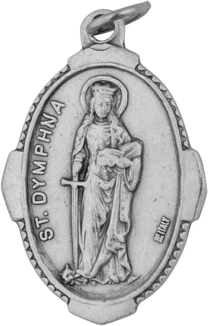 Venerare Traditional Catholic Saint Medal (Saint Dymphna)