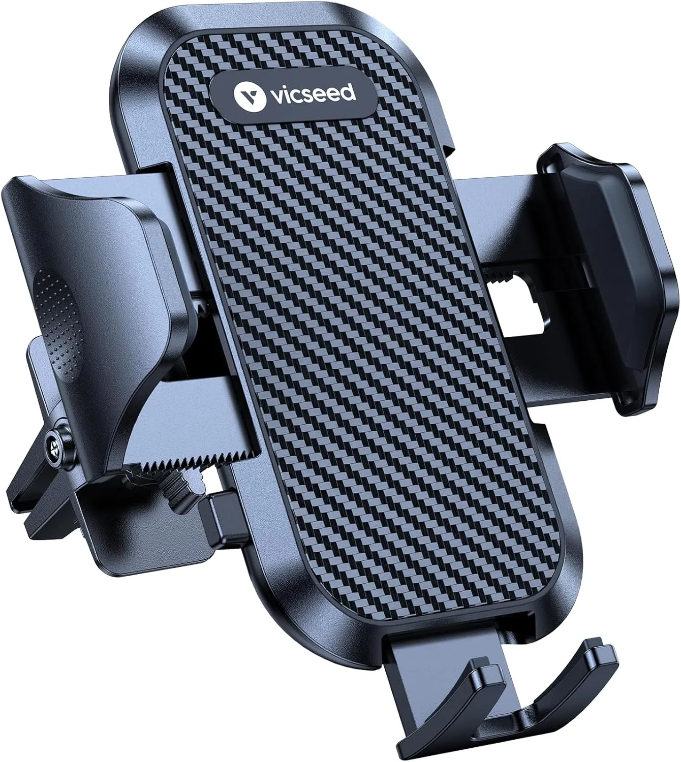 VICSEED [2025 Upgrade Ultra Stable Car Phone Holder Mount [Never Fall Off & Won't Break] Universal Air Vent Phone Mount for Car Easy Clamp Phone Holders for Your Car for iPhone 16 Pro Max 15 14 13 12