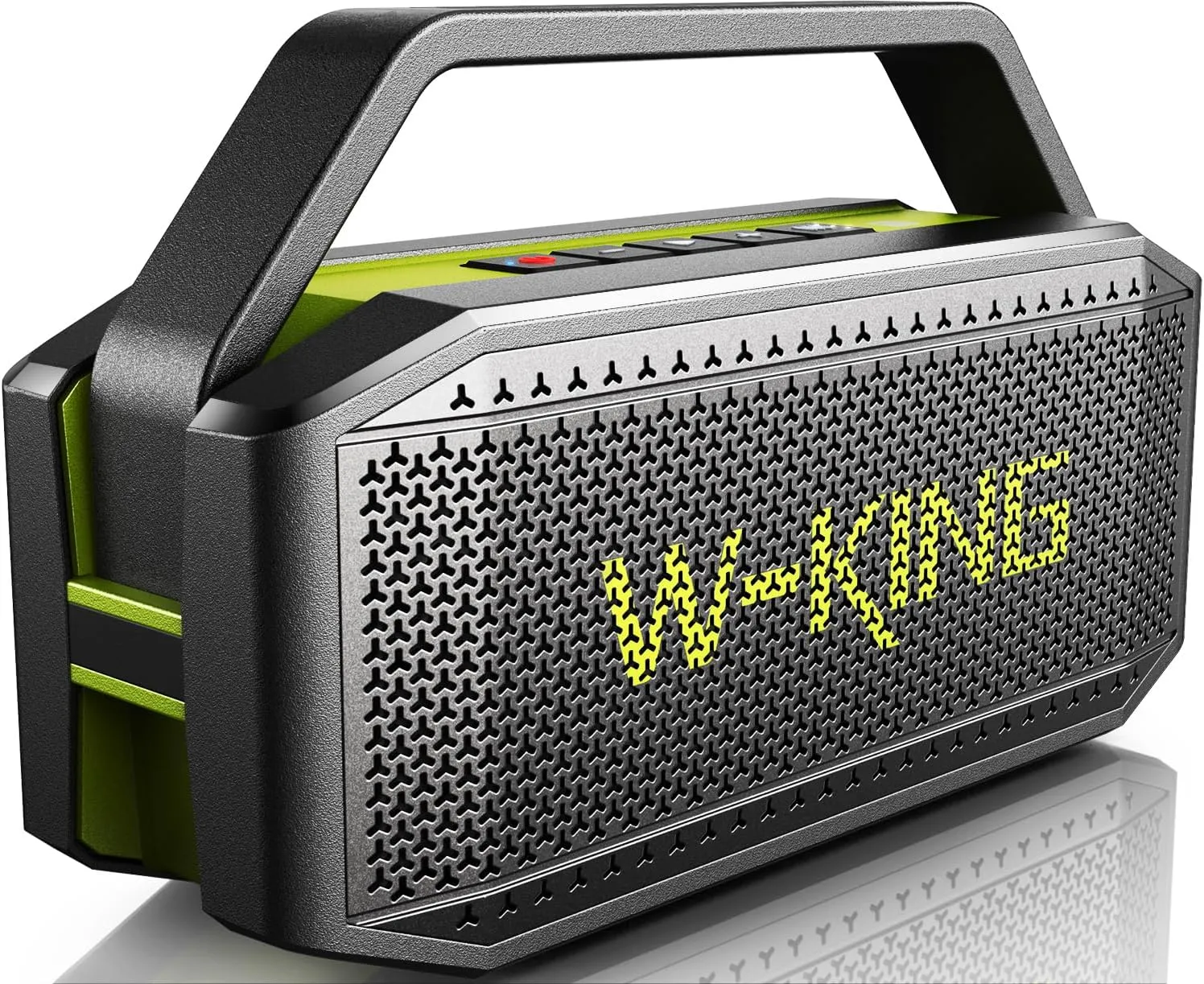 W-KING Portable Loud Bluetooth Speakers with Subwoofer, (100W Peak) 60W Outdoor Speaker Bluetooth Wireless Waterproof Speaker, Deep Bass/V5.0/40H Play/Power Bank/TF Card/AUX/EQ, Large for Party, Home