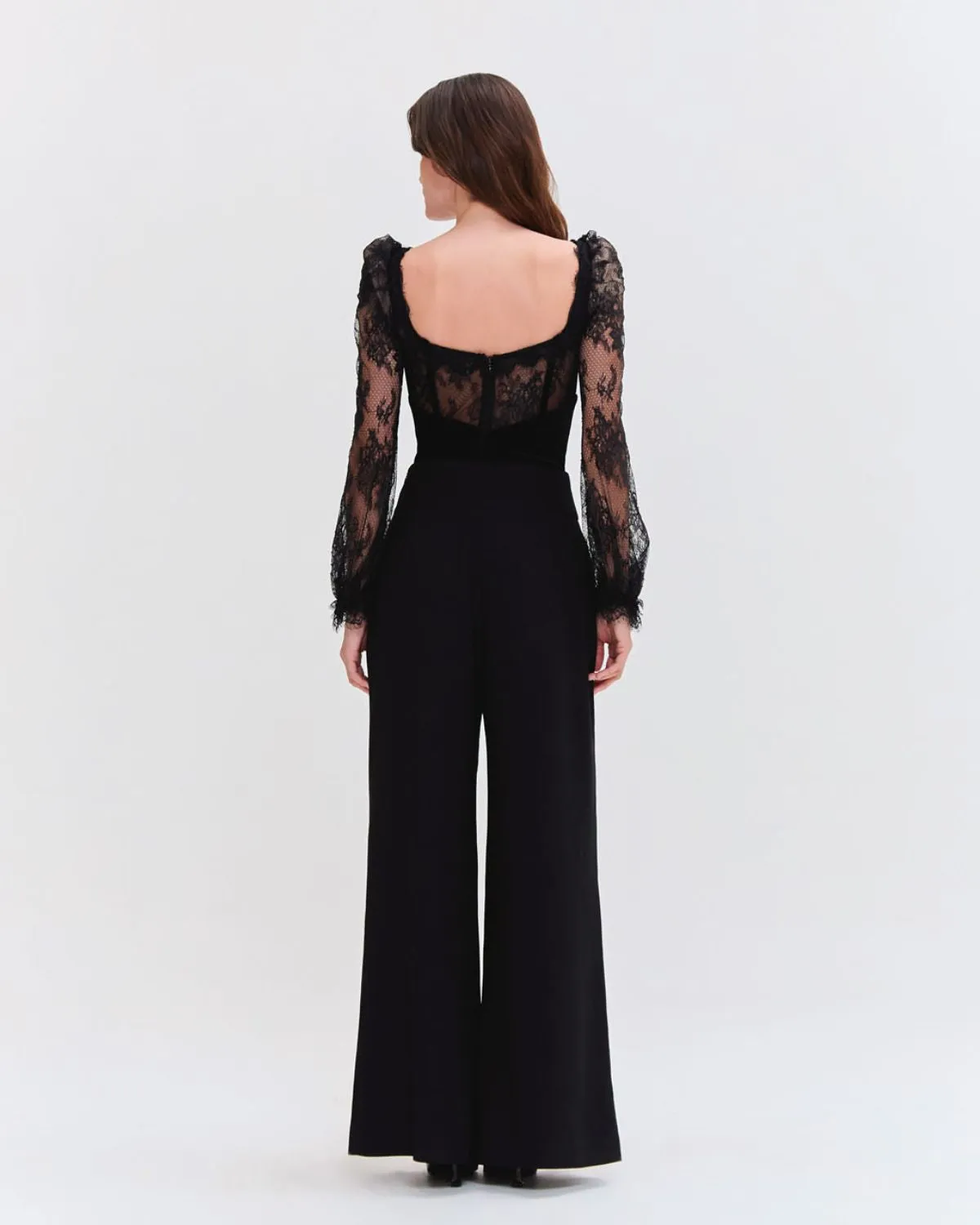 WIDE LEG CREPE PANT