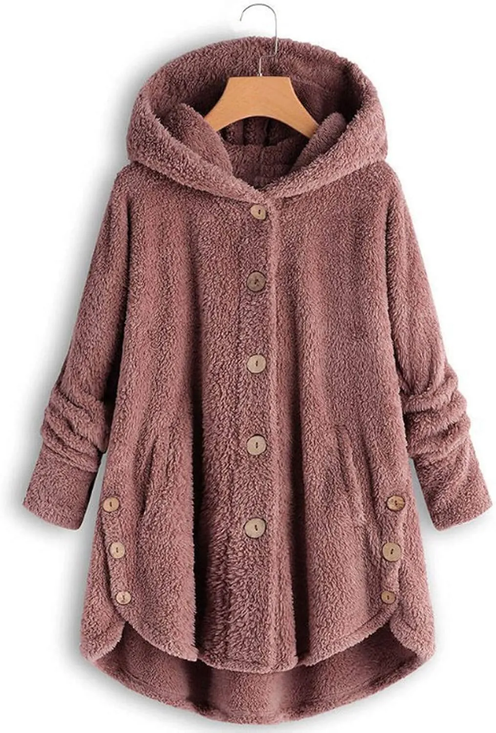 Winter Coats for Women Fashion Furry Sherpa Jacket Faux Fur Coat Shaggy Fleece Jacket Warm Clothes Oversized Coat