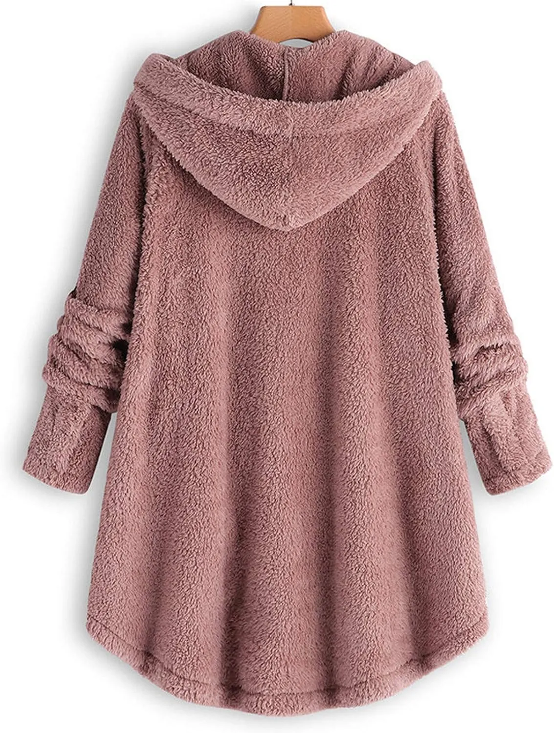 Winter Coats for Women Fashion Furry Sherpa Jacket Faux Fur Coat Shaggy Fleece Jacket Warm Clothes Oversized Coat