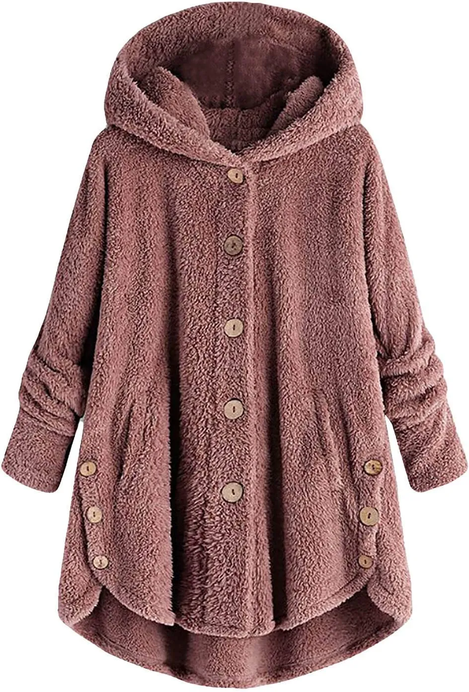 Winter Coats for Women Fashion Furry Sherpa Jacket Faux Fur Coat Shaggy Fleece Jacket Warm Clothes Oversized Coat