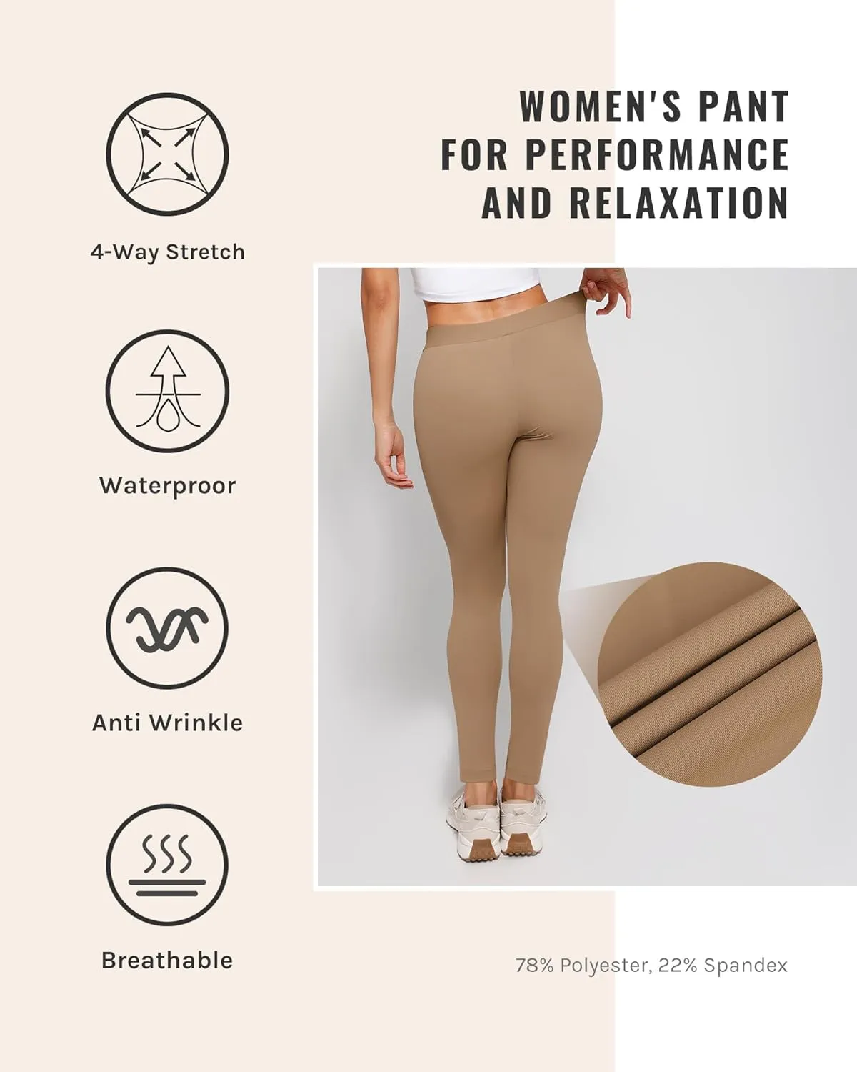 Women Low Waisted Yoga Leggings Stretchy Joggers Pants Comfortable Athletic Leggings for Workout, Running