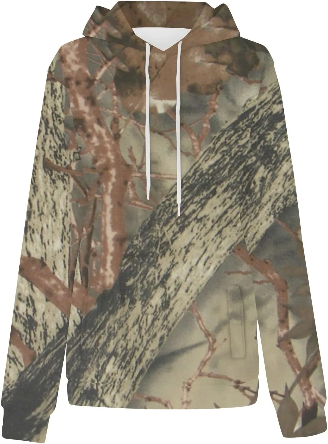 Womens Camo Hoodies Light Camo Hoodie Maple Oversized Hooded Sweatshirt Fleece Pullover Sweatshirts Long Sleeve with Pocket