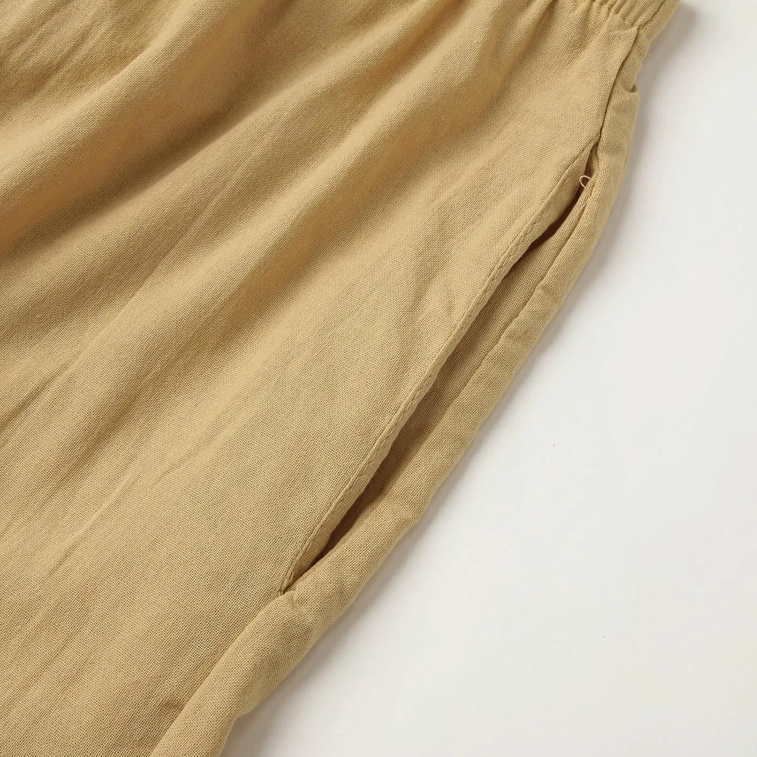 Women's Fleece Lined Hiking Pants Winter Button Vacation Leggings with Pockets Flare Leggings Wide Leg