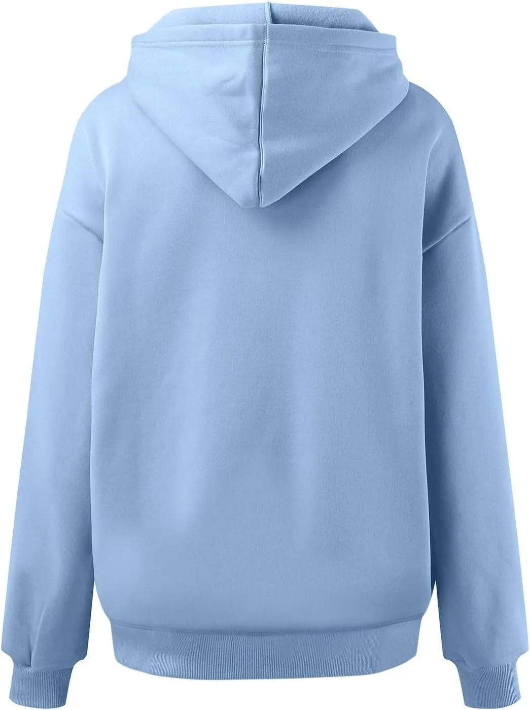 Womens Hoodies Oversized Sweatshirts Pullover Fleece Sweaters Long Sleeve With Pockets Winter Fall Outfits Y2k Clothes