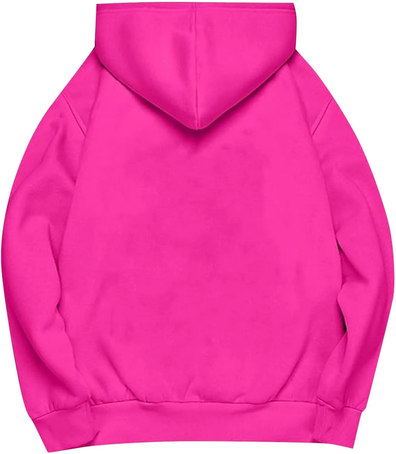 Womens Oversized Hoodies Fleece Sweatshirts Long Sleeve Fleece Sweater Pocket Pullover Fall Outfit Winter Fashion Y2k Clothes