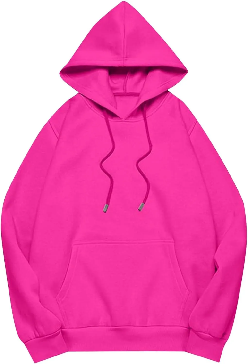 Womens Oversized Hoodies Fleece Sweatshirts Long Sleeve Fleece Sweater Pocket Pullover Fall Outfit Winter Fashion Y2k Clothes