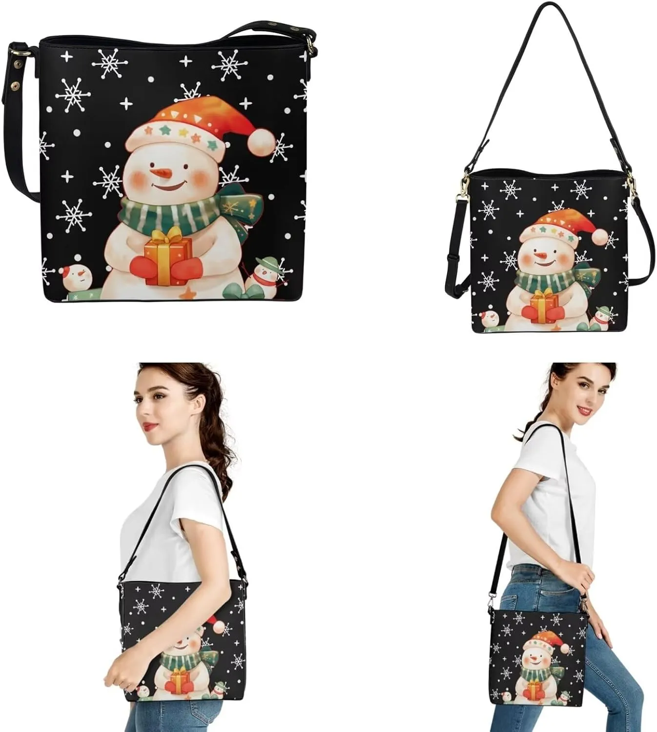 Women's Tote Bags and Wallet 2Pc Set,Teen Girls Large Capacity Top-handle Bag Shoulder Bag for Work