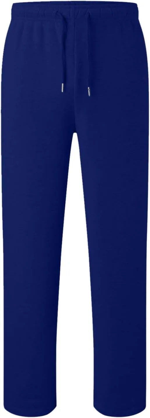 Womens Wide Leg Sweatpants Casual High Waist Baggy Sweatpants Boyfriend Fleece Jogger Pants with Pockets Trousers