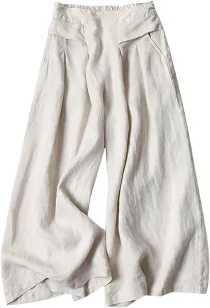 Women's Wide Leg Sweatpants Winter Compression Hiking Sweatpants with Pockets Flare Leggings High Waisted
