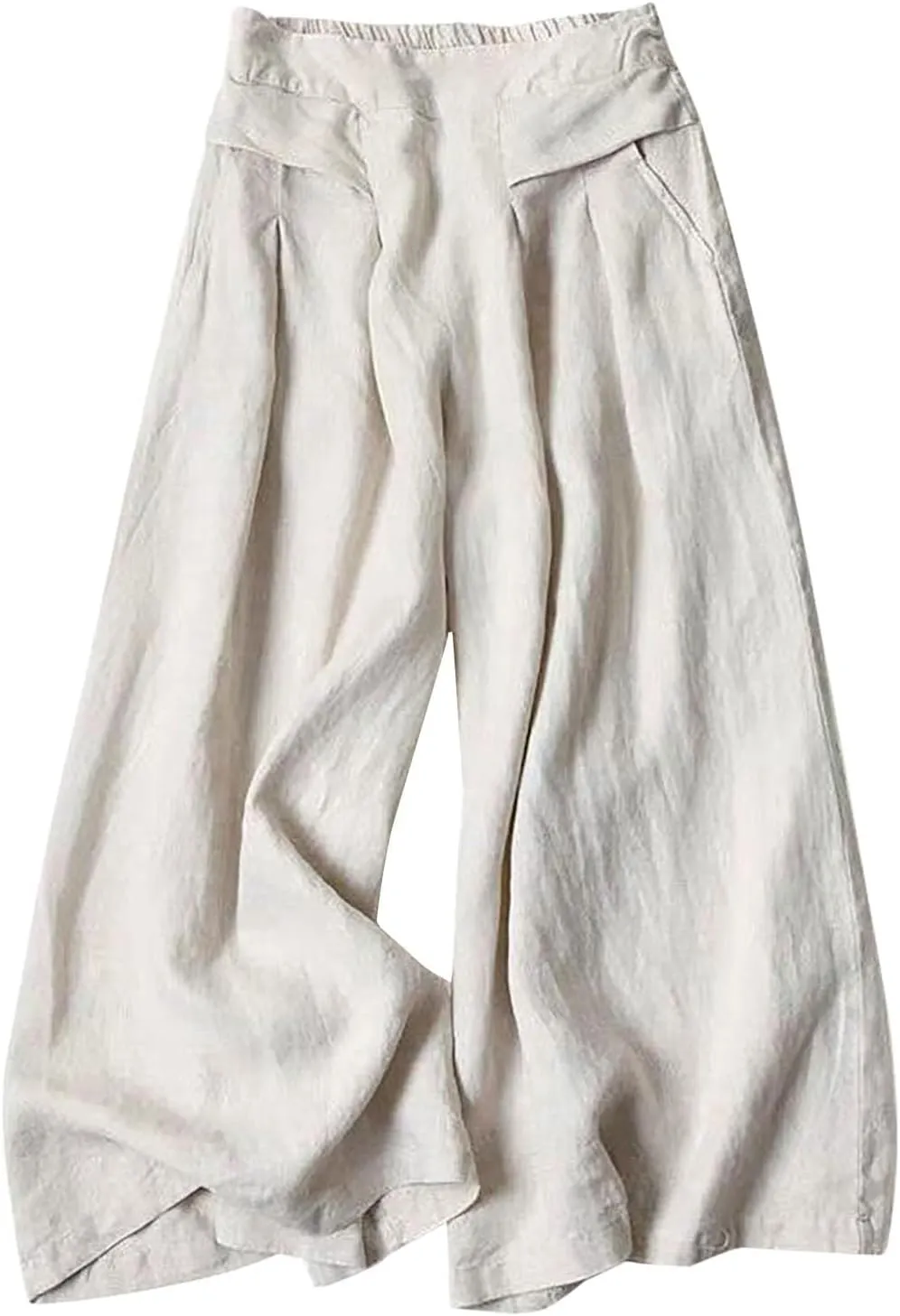 Women's Wide Leg Sweatpants Winter Compression Hiking Sweatpants with Pockets Flare Leggings High Waisted