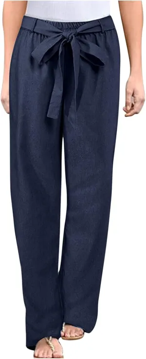 Women's Wide Leg Sweatpants Winter Compression Hiking Sweatpants with Pockets Flare Leggings High Waisted