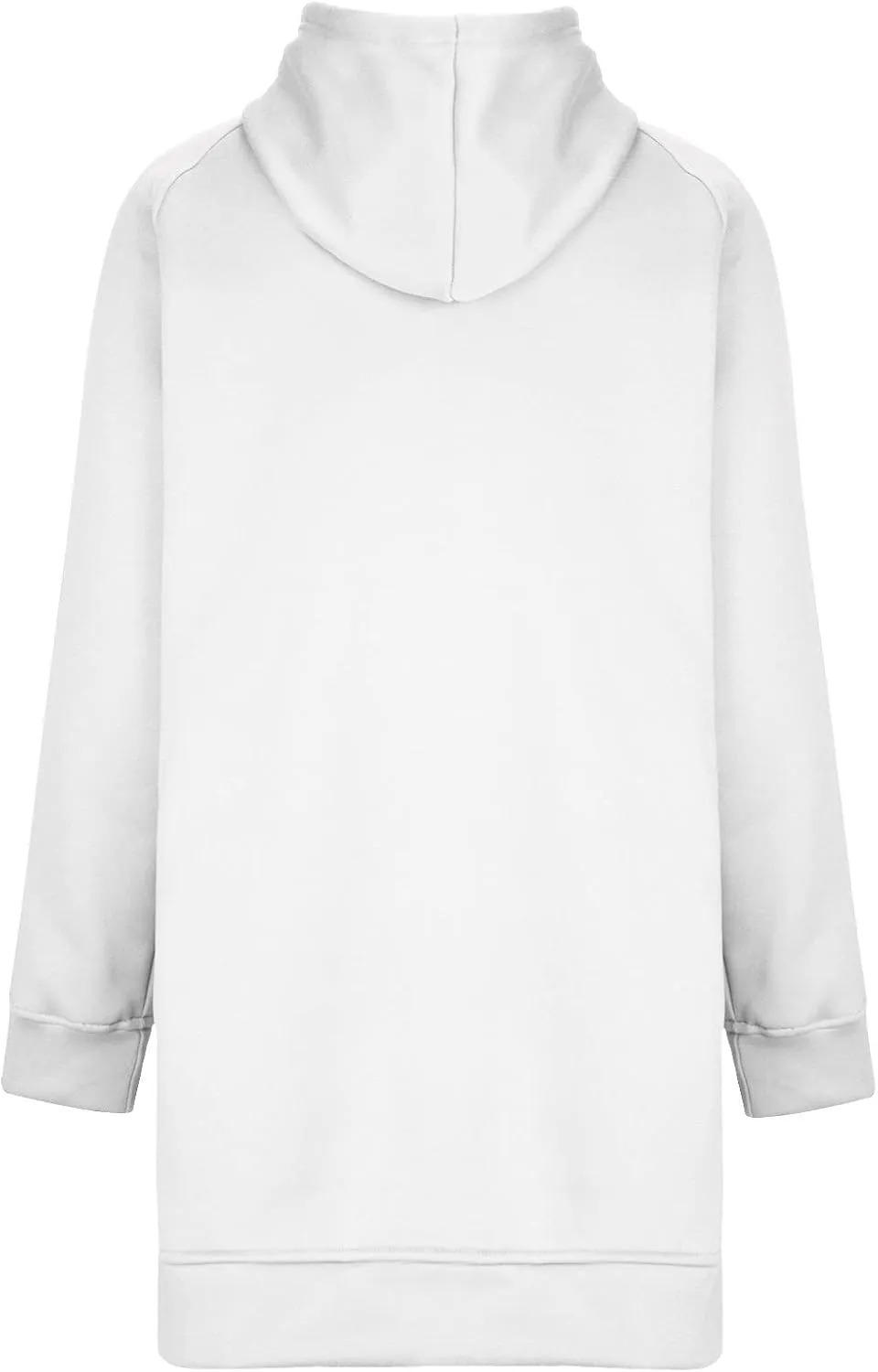 Women's Winter Oversized Hoodies Stylish Long Sleeve High Split Hem Pullover Casual High Low Sweatshirt With Pocket