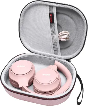 XANAD Hard Case Compatible with Skullcandy Crusher Evo, Hesh ANC, Hesh Evo, Crusher ANC 2, Crusher, Riff 2, Riff Bletooth Wireless HeadphonesPink
