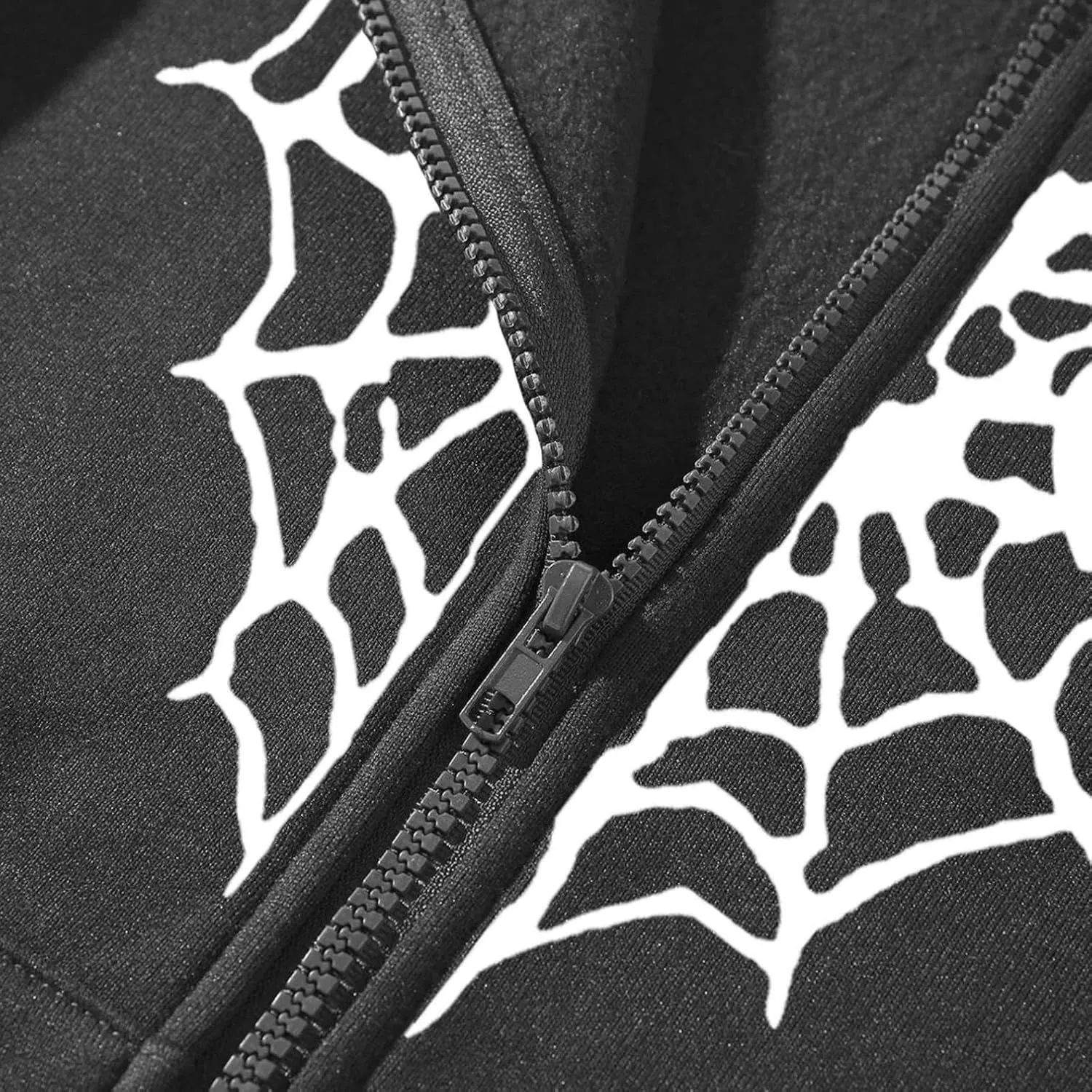 Y2K Hoodies for Women Full Zip Up Print Graphic Oversized Pockets Hooded Jacket 90s Long Sleeve Sweatshirt Cyber Casual Goth