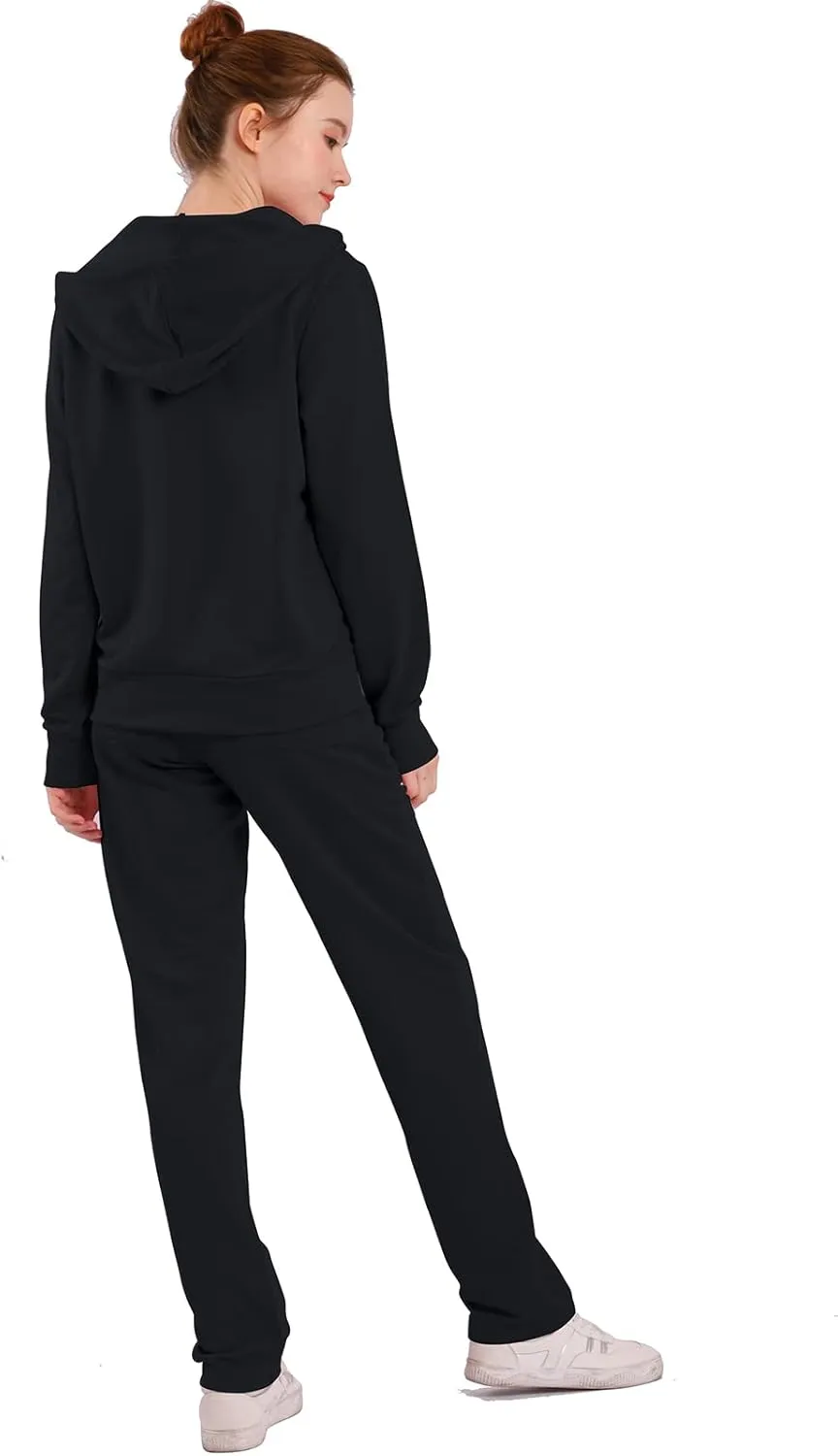 Yasumond Women's Two Piece Outfits Sweatsuit Set Jogging Track Suits Zipper Hoodies & Sweatpants