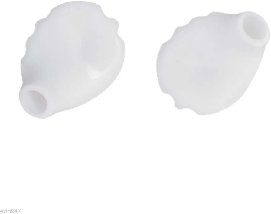 Yurbuds White Earbud Covers Size 5, TwistLock for Secure Fit, Compatible with Headphones & Earphones