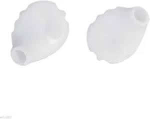 Yurbuds White Earbud Covers Size 5, TwistLock for Secure Fit, Compatible with Headphones & Earphones