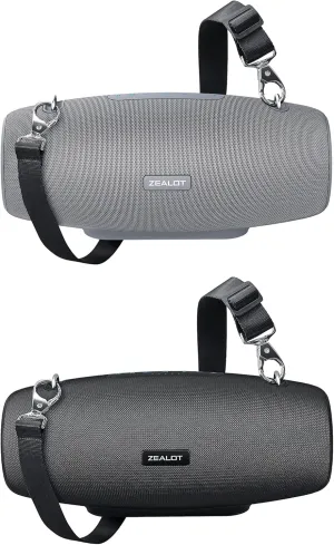 ZEALOT Bluetooth Speakers, 75W Portable Bluetooth Speakers Loud with BassUp Technology,IPX6 Waterproof Outdoor Speaker with 14,400MAh Big Battery,20H Playtime,EQ,Stereo,Party, Beach Wireless Speaker