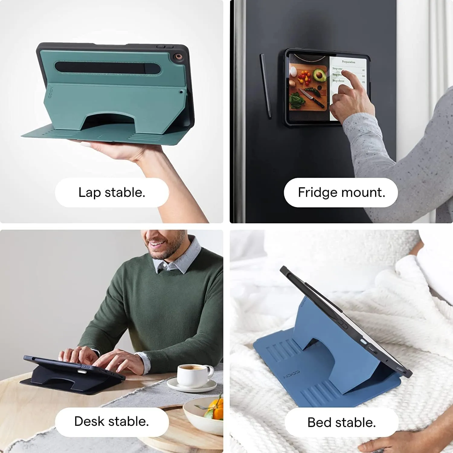 ZUGU Case iPad Pro 11 Inch Case, 1st/2nd/3rd/4th Generation 2018/2020/2021/2022, Slim Protective Cover, Wireless Apple Pencil Charging, Convenient Magnetic Stand. Sleep/Wake Cover, Desert Rose