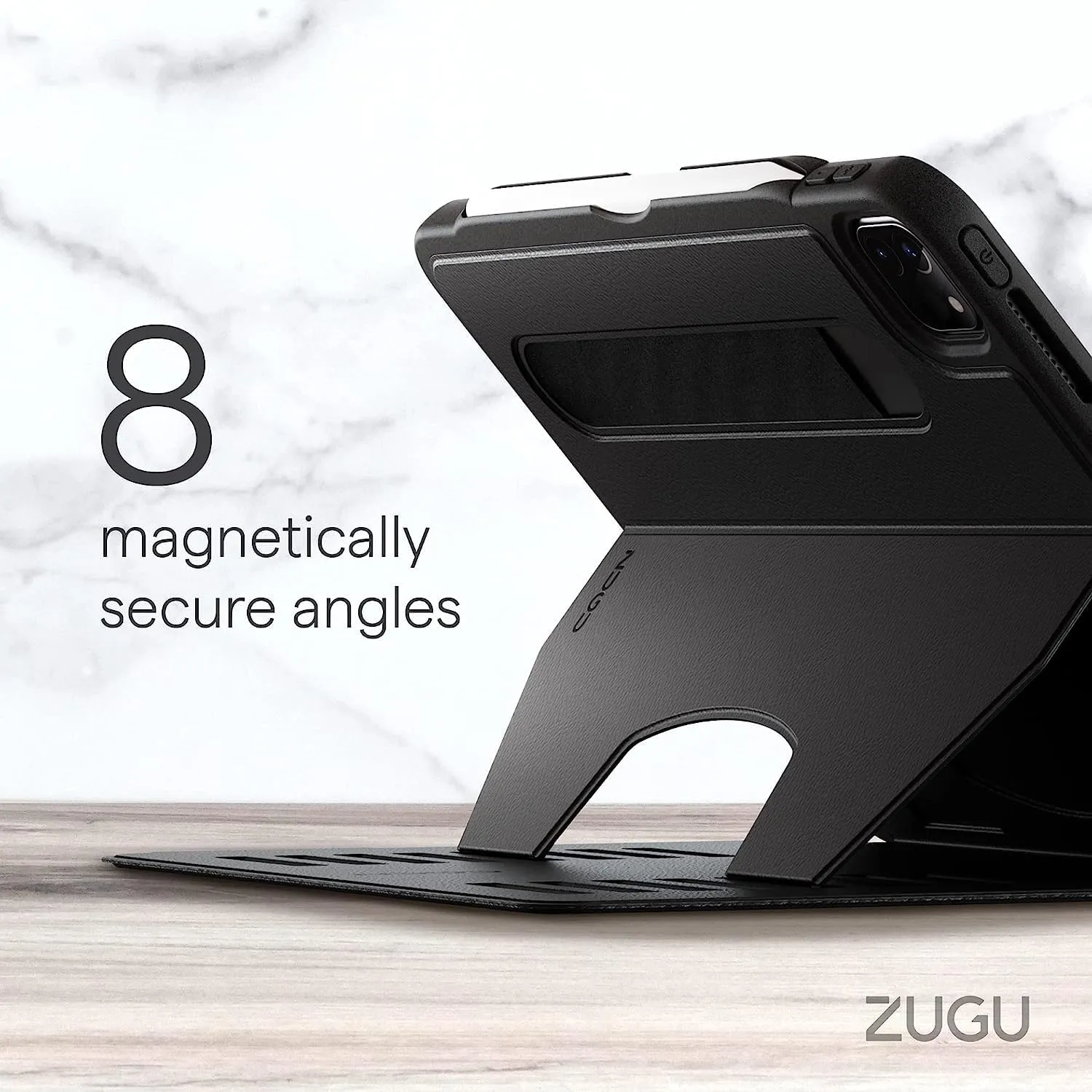 ZUGU Case iPad Pro 11 Inch Case, 1st/2nd/3rd/4th Generation 2018/2020/2021/2022, Slim Protective Cover, Wireless Apple Pencil Charging, Convenient Magnetic Stand. Sleep/Wake Cover, Desert Rose