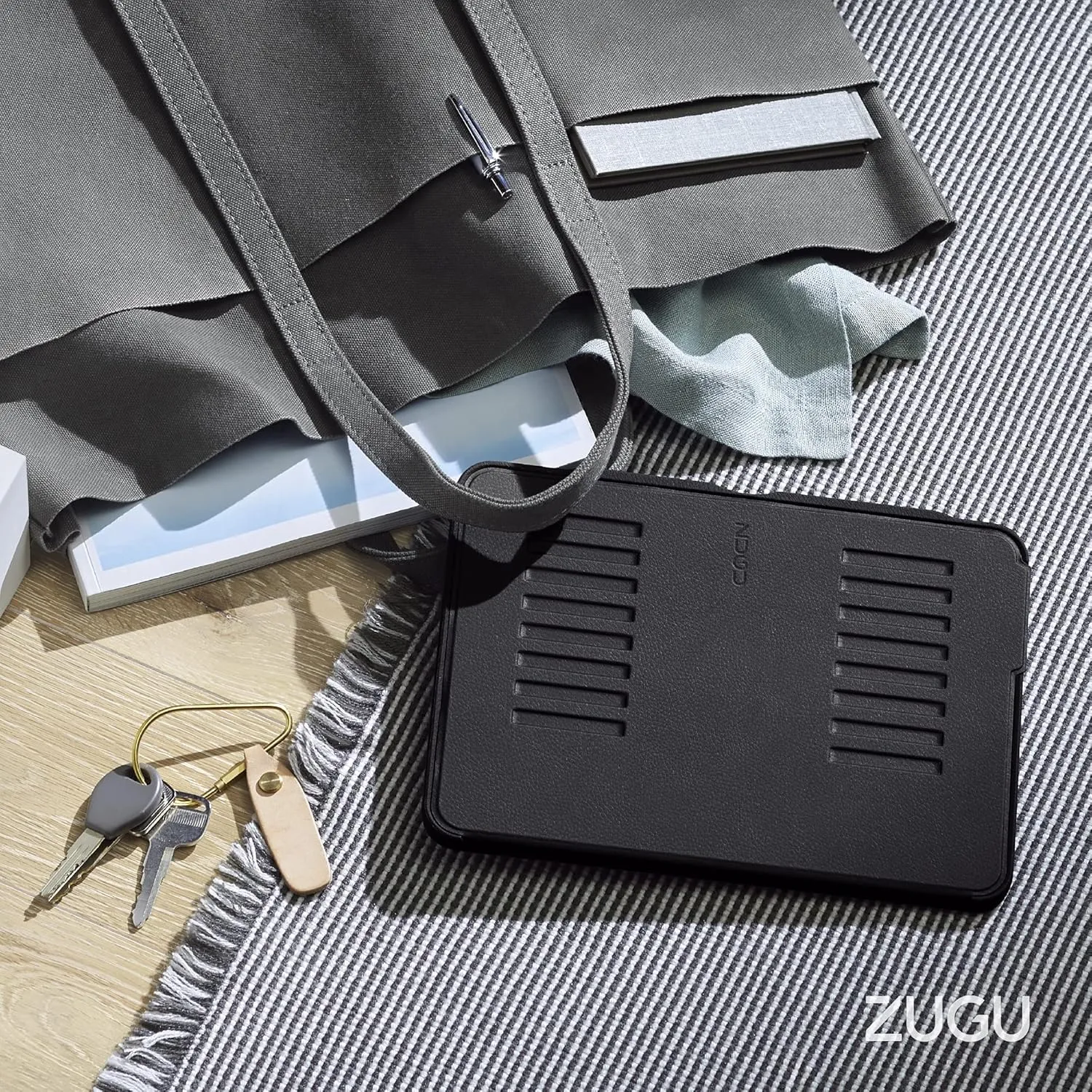 ZUGU Case iPad Pro 11 Inch Case, 1st/2nd/3rd/4th Generation 2018/2020/2021/2022, Slim Protective Cover, Wireless Apple Pencil Charging, Convenient Magnetic Stand. Sleep/Wake Cover, Stealth Black