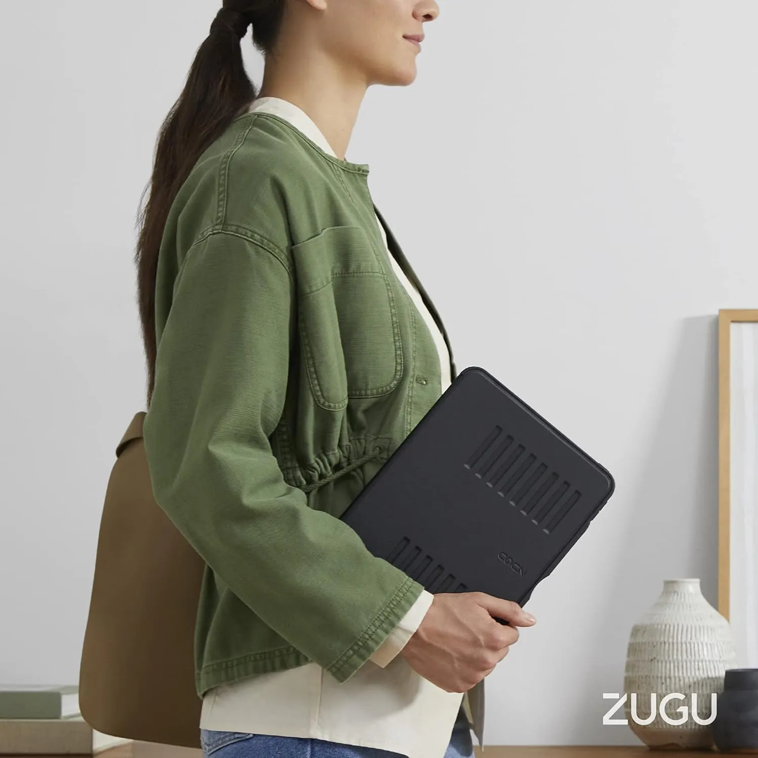 ZUGU Case iPad Pro 11 Inch Case, 1st/2nd/3rd/4th Generation Stand 2018/2020/2021/2022, Slim Protective Cover w/Wireless Apple Pencil Charging, Convenient Magnetic Stand & Sleep/Wake Cover, Pine