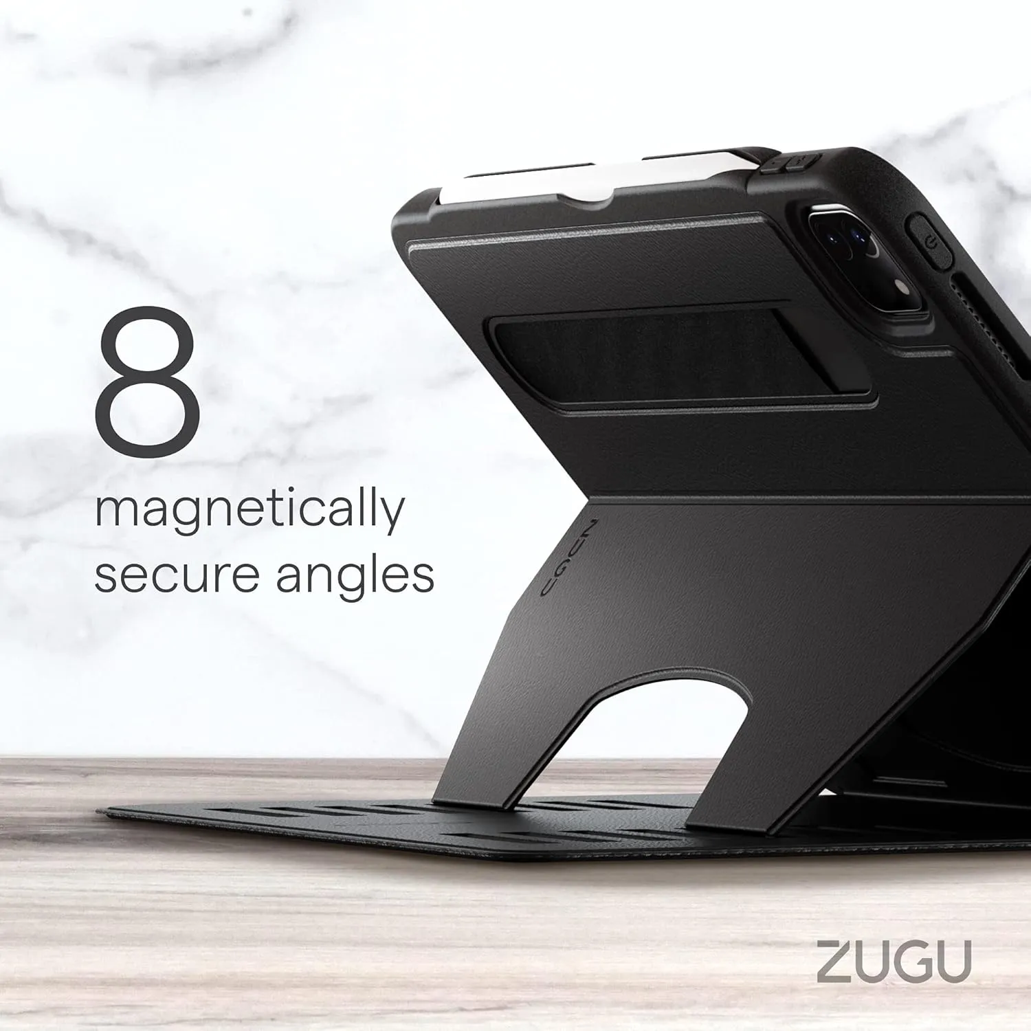 ZUGU Case iPad Pro 11 Inch Case, 1st/2nd/3rd/4th Generation Stand 2018/2020/2021/2022, Slim Protective Cover w/Wireless Apple Pencil Charging, Convenient Magnetic Stand & Sleep/Wake Cover, Pine